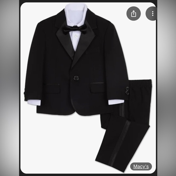 Nautica Black and White Formal Kids Set - Picture 1 of 2